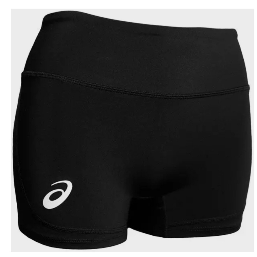 Asics 3 inch black shorts